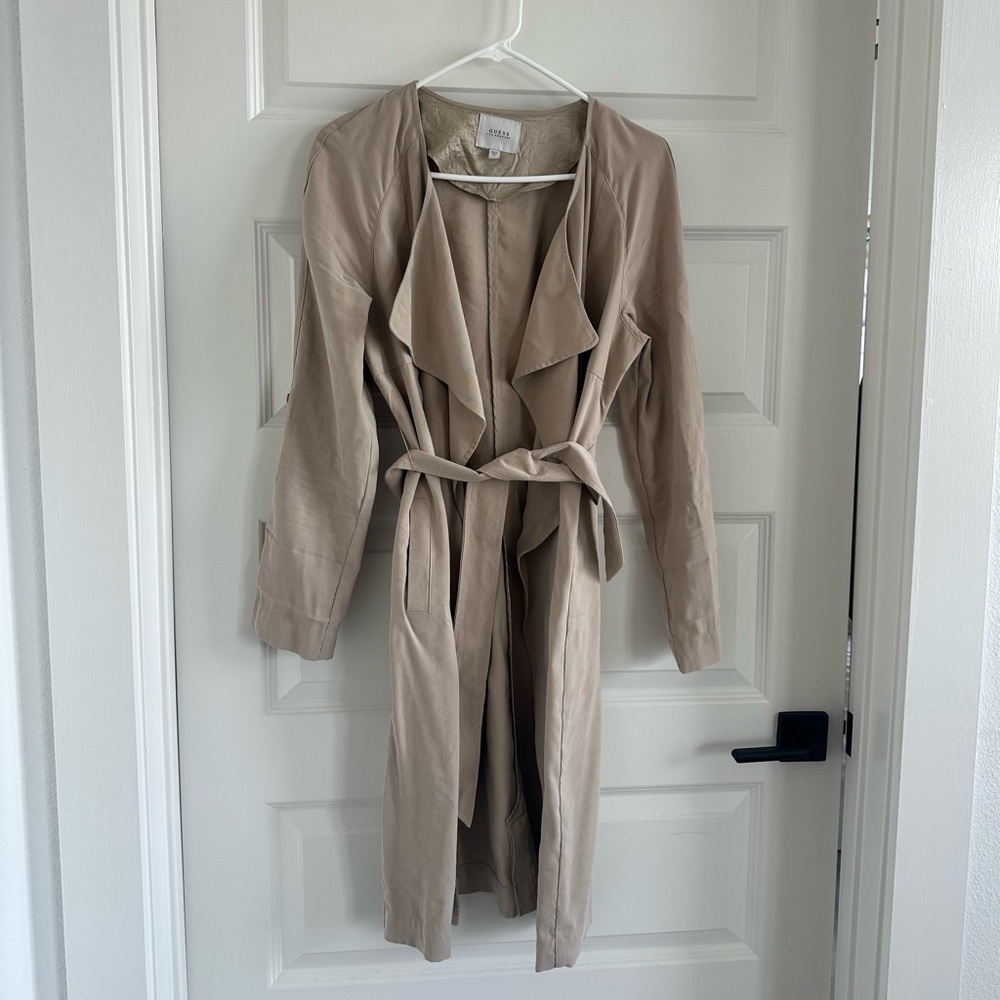 Guess Women's Beige Trench Coat